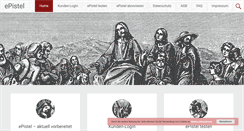 Desktop Screenshot of e-pistel.de